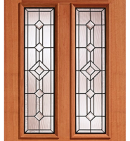 Hardwood Derby Triple Glazed Leaded