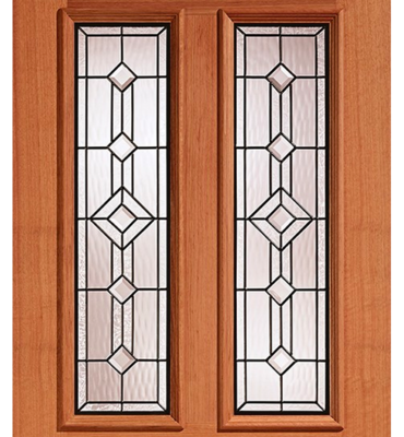 Hardwood Derby Triple Glazed Leaded