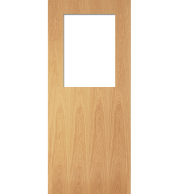 GO2 Oak Flush FD30 Fire Door