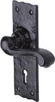The Shropshire Lever Lock Black Iron