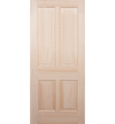 External Hemlock Raised and Fielded 4 Panel