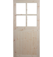 4 Light Redwood Stable Door