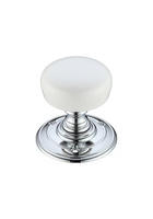 Fulton & Bray White Porcelain Mortice Knob