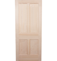 Internal Hemlock Flat Panel 4 Panel