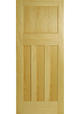 Clear Pine 1930's 4 Panel FD30 Fire Door