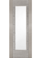 Pre-Finished Light Grey Corsica 1 Light Clear Glazed