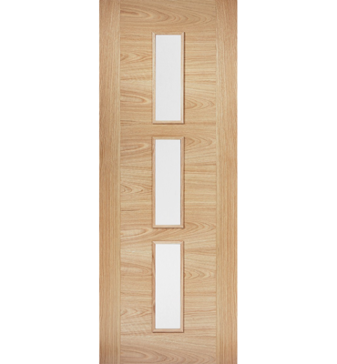 Internal Oak Sofia 3 Light Glazed