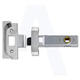 Union Rebated Tubular Mortice Latch Silver Enamelled 76mm