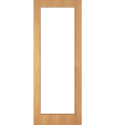 19G Oak Flush FD30 Fire Door