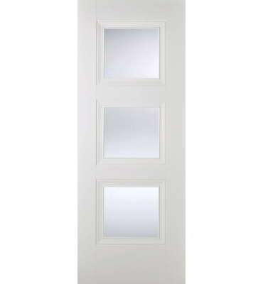 White Primed Amsterdam Clear Glazed