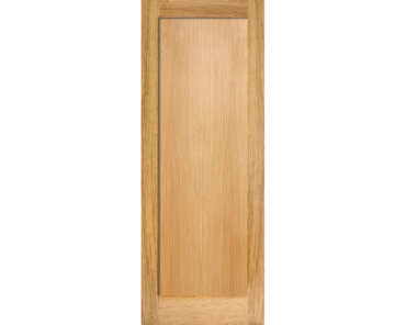 Oak Pattern 10 One Panel FD30 Fire Door