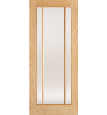 Oak Lincoln 3 Light Clear Glazed