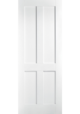 White Primed London FD30 Fire Door