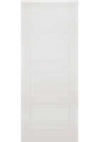 White Primed Shaker Coventry FD30 Fire Door