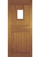 Hardwood 1 Light Straight Top Stable - Ready To Glaze